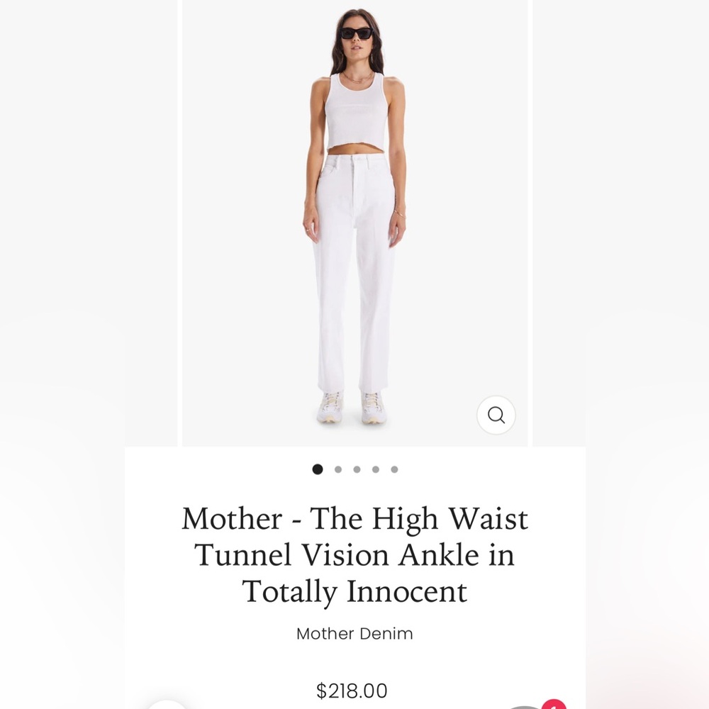 Mother High Waisted Tunnel Vision Jeans 27/28